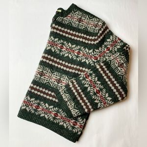 Vintage Eddie Bauer Winter Wool Sweater!!! Snowflake! Size Large